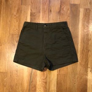 Madewell Olive Green Shorts